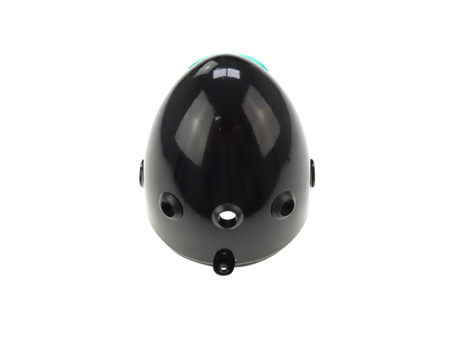 Headlight egg-model 102mm housing black replica product