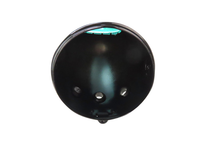 Headlight egg-model 102mm housing black replica product