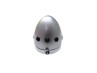 Headlight egg-model 102mm complete silver grey replica (side mounting) thumb extra