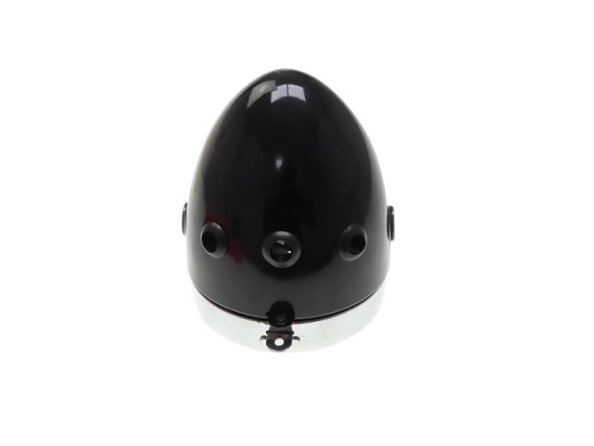 Headlight egg-model 102mm complete black replica product