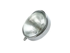 Scheinwerfer Eierlampe 102mm Puch Maxi S / N Ring Chrom mit Glas