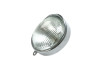 Headlight egg-model 102mm ring chrome replica with glas thumb extra