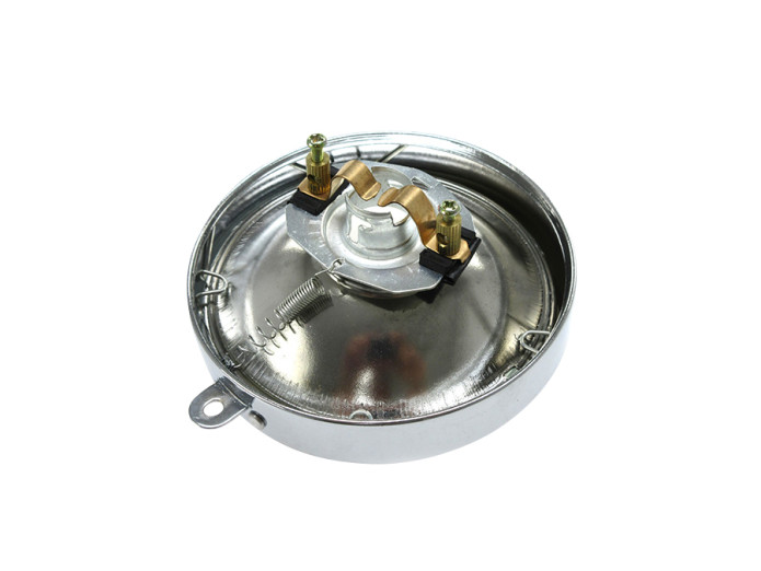 Koplamp ei-model 102mm Puch Maxi S / N ring chroom met glas 
