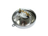 Koplamp ei-model 102mm Puch Maxi S / N ring chroom met glas  Koplamp ei-model 102mm Puch Maxi S / N ring chroom met glas