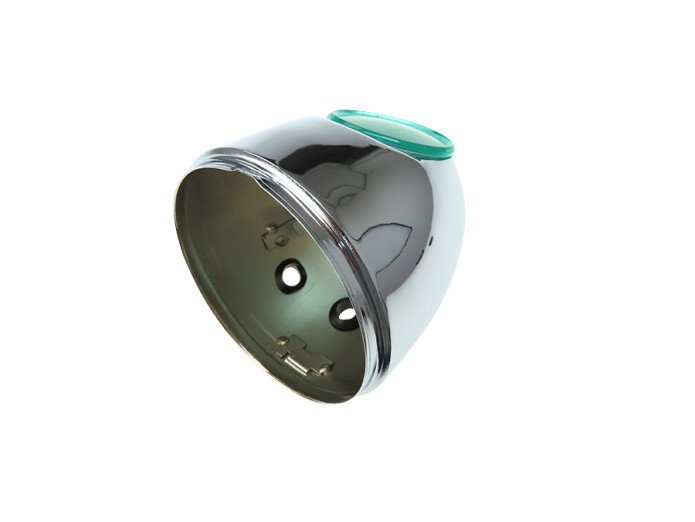 Koplamp ei-model 102mm huis chroom replica
