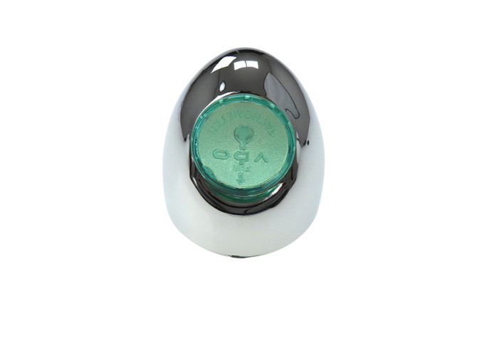 Scheinwerfer Eierlampe 102mm Gehause Chrome Nachbau (mittige Befestigung) product