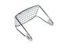 Headlight grille chrome square thumb extra