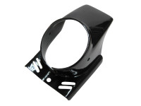 Headlight spoiler round black Puch Maxi / universal