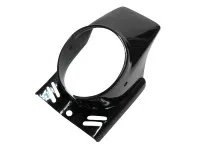 Headlight spoiler round black Puch Maxi / universal