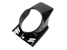 Headlight spoiler round Puch Maxi / Macho Rider universal black 