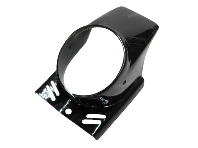 Headlight spoiler round Puch Maxi / Macho Rider universal black 