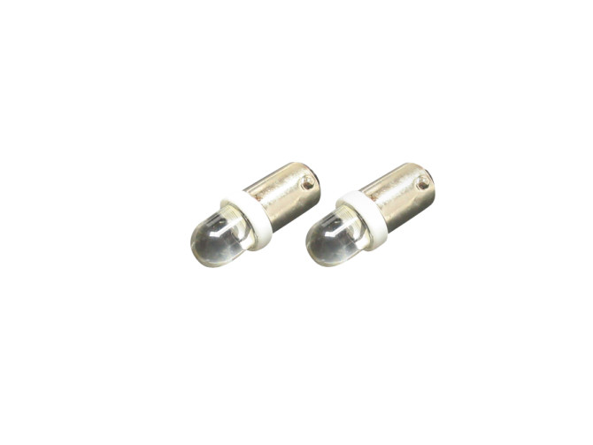 Light bulb BA9s 6V / 12V white LED taillight (2 pieces) product