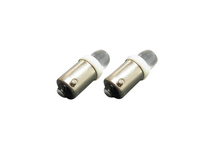 Light bulb BA9s 6V / 12V white LED taillight (2 pieces) product