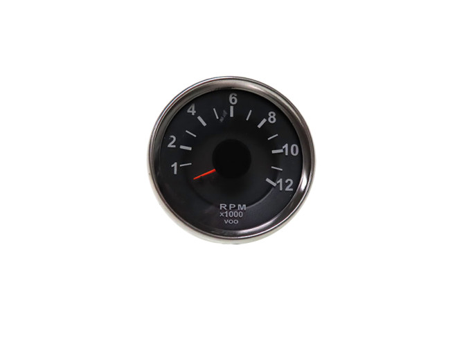 Tachometer 60mm Puch Monza / universal with large counter clock chrome  product