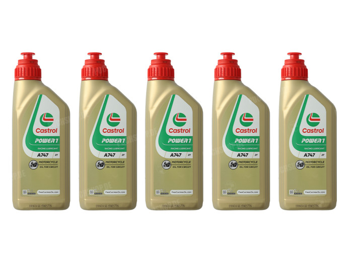 2-stroke oil Castrol Power1 A747 Racing (5x 1 liter offer)