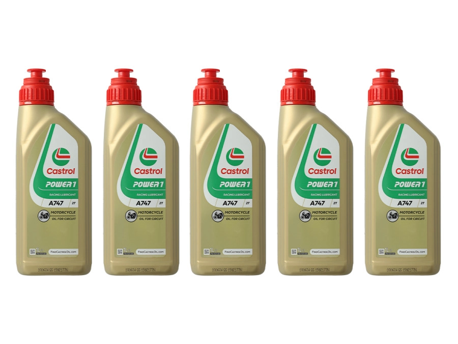 2-stroke oil Castrol Power1 A747 Racing (5x 1 liter offer)
