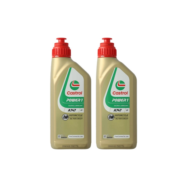 2-stroke oil Castrol Power1 A747 Racing (2x 1 liter offer)