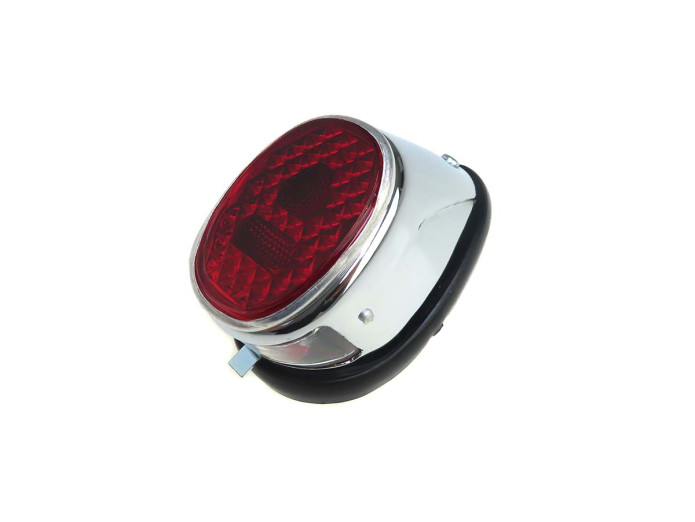 Taillight Puch Maxi N / S / DS / MS / MV / VS classic chrome 
