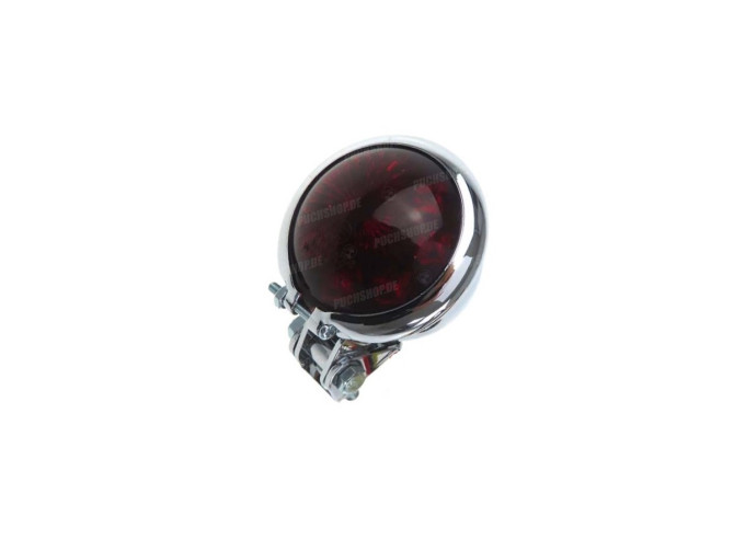 Taillight 66Heroes "Minnesota" Chrome with Red Lens LED main