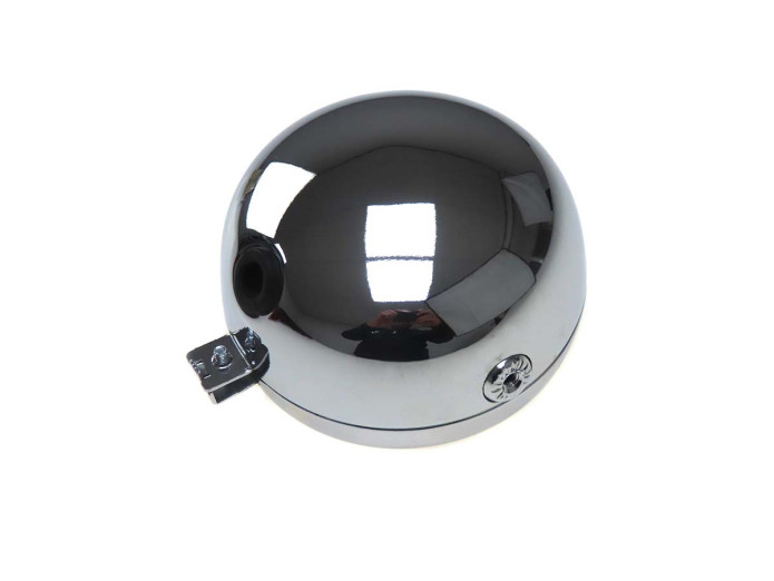 Koplamp rond 130mm Maxi chroom GUIA met rooster