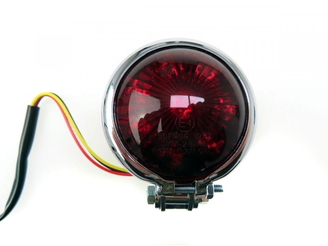Rücklicht 66Heroes "Minnesota" Chrom mit Rote Linse LED product