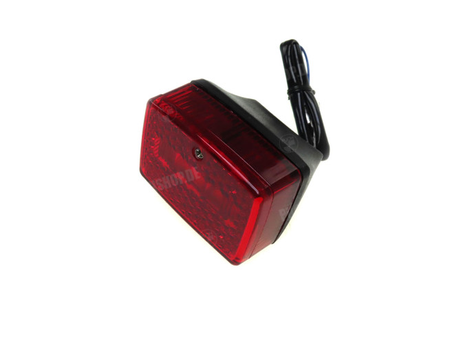 Taillight small model Ulo black LED 12V with brake light main