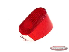 Taillight Puch Maxi N / S / DS / MS / MV / VS with approval numbers (glass only)