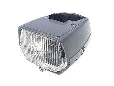 Headlight square 115mm grey with switch