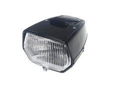 Headlight square black with switch