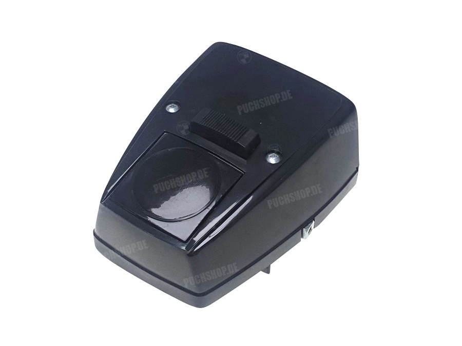 Puch Headlight square 115mm black with switch and grill