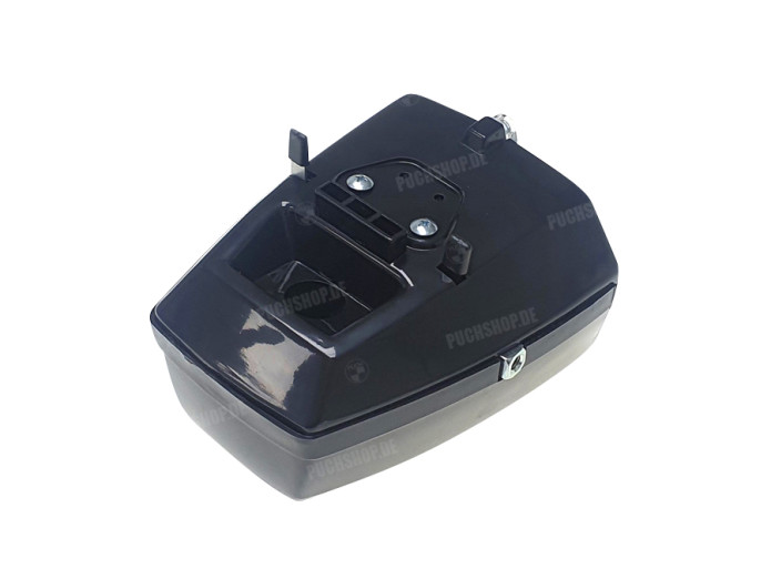 Headlight square 115mm black with switch