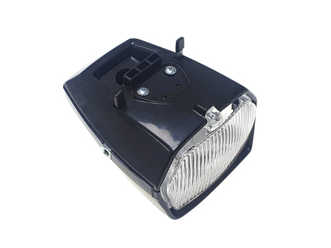 Headlight square 115mm black with switch product