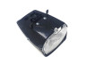 Headlight square black with switch 2