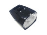 Headlight square 115mm black  thumb extra