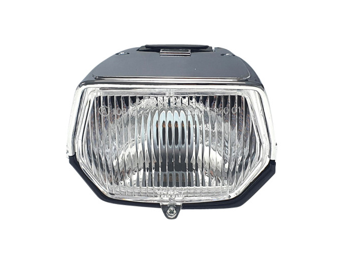 Headlight square 115mm chrome / black product