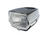 Headlight square 115mm chrome / black thumb extra