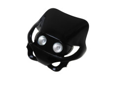 Headlight spoiler headlight streetfight cap black