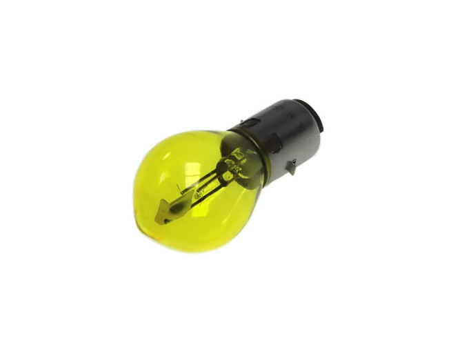 Light bulb BA20d 6V 25/25 watt yellow headlight product