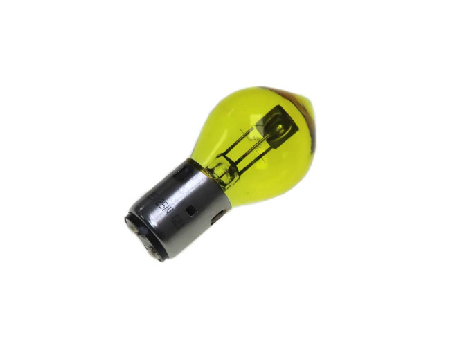 Light bulb BA20d 6V 25/25 watt yellow headlight product