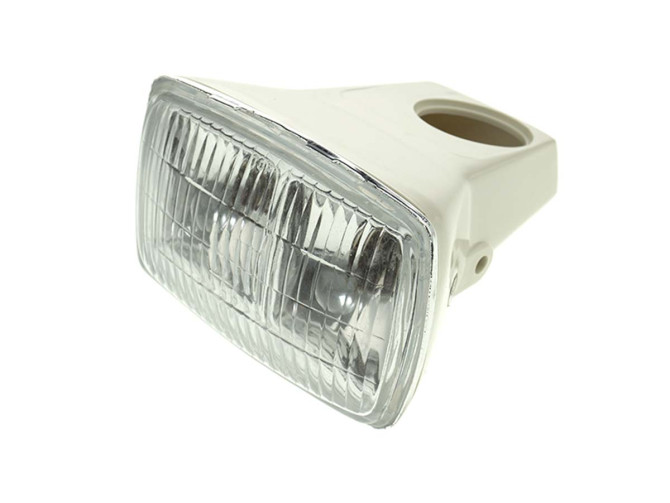 Headlight white plastic model Vespa Fast Arrow NOS product