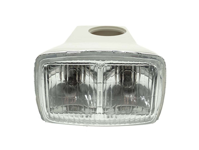 Headlight white plastic model Vespa Fast Arrow NOS