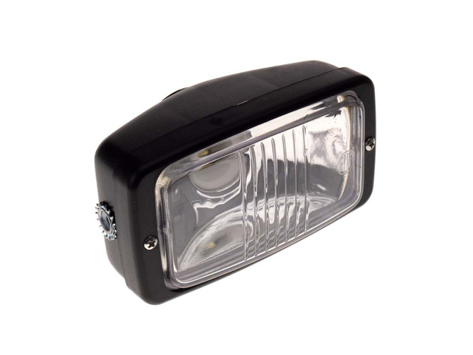 Headlight square 142mm GUIA black  product