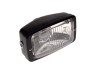 Headlight square 142mm GUIA black  thumb extra