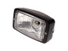 Headlight square 142mm black GUIA thumb extra