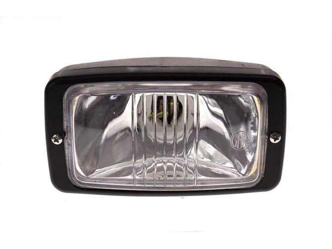 Headlight square 142mm GUIA black  product