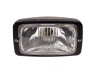 Headlight square 142mm black GUIA thumb extra