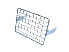 Headlight grill square 100x140mm galvanized 