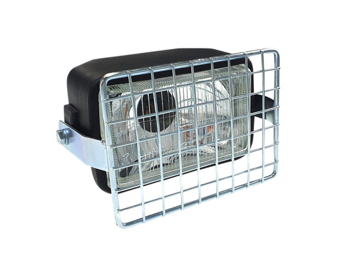 Headlight grill square 100x140mm galvanized 