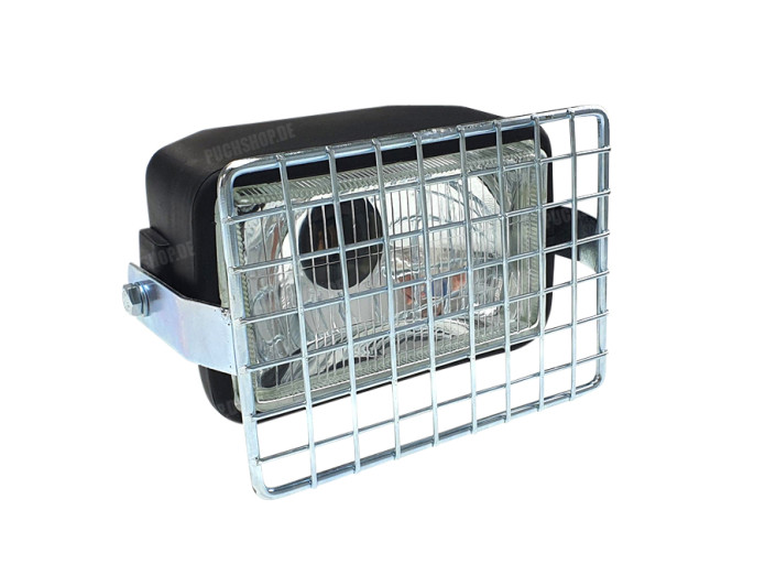 Headlight grill square 100x140mm galvanized 