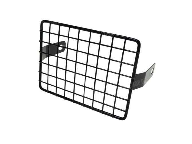 Headlight grill square 100x140mm black  main